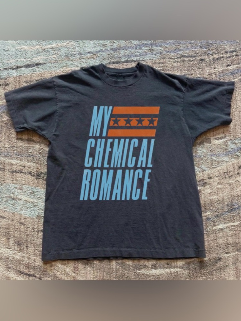 My Chemical Romance Graphic T-Shirt, Music Merch Tour 2026 Black T-Shirt